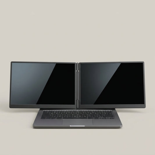 Dermvella™ VisionFold Portable Dual-Screen Monitor