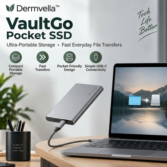 Dermvella™ VaultGo Pocket SSD