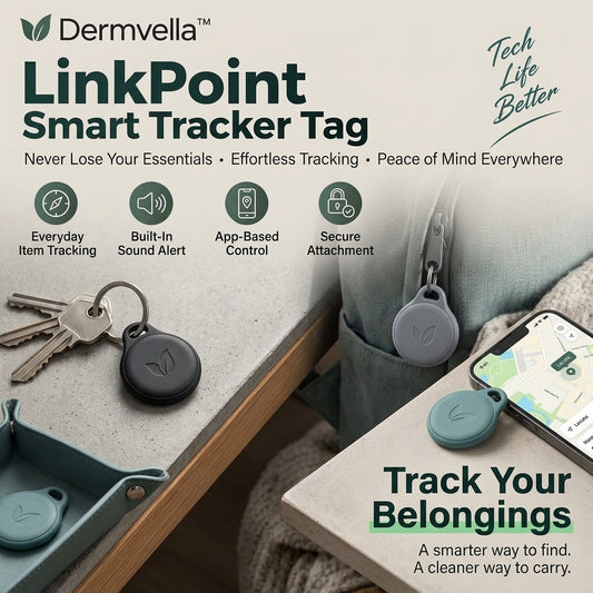 Dermvella™ LinkPoint Smart Tracker Tag