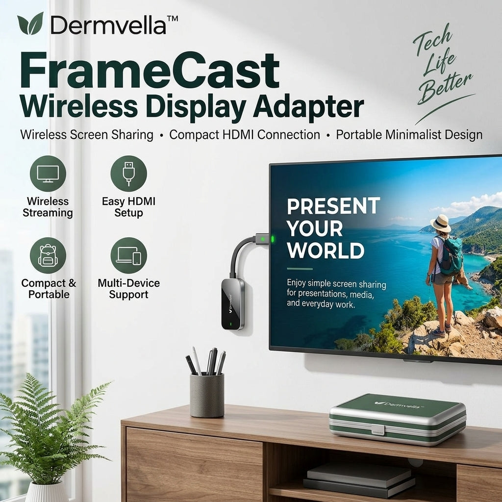 Dermvella™ FrameCast Wireless Display Adapter