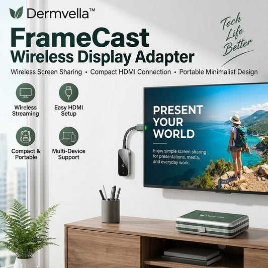 Dermvella™ FrameCast Wireless Display Adapter