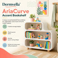 Dermvella™ AriaCurve Accent Bookshelf